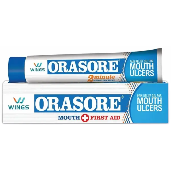 Orasore Mouth Ulcer Relief Gel with Spearmint, Fennel & Glycerine